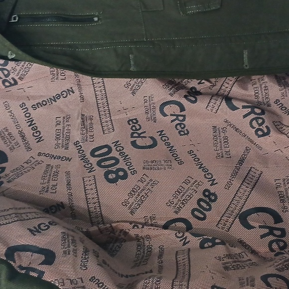 Men's Olive Jacket, Sz Medium,  pre-owned excellent conditions just like new - Picture 4 of 7